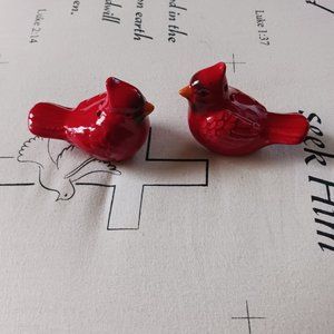 red bird salt and pepper shakers FINAL PRICE, NO DISCOUNTS AND LIKES